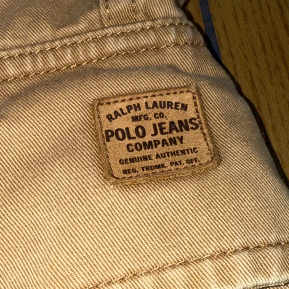 Polo Jeans Company Ralph Lauren Cargo Pants Khaki Tan Mens 36x30 Relaxed Fit‎